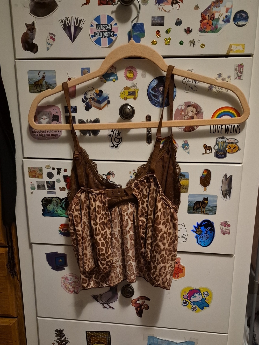 Juicy Couture Brown Cheetah Print Lingerie Top - Picture 5 of 5
